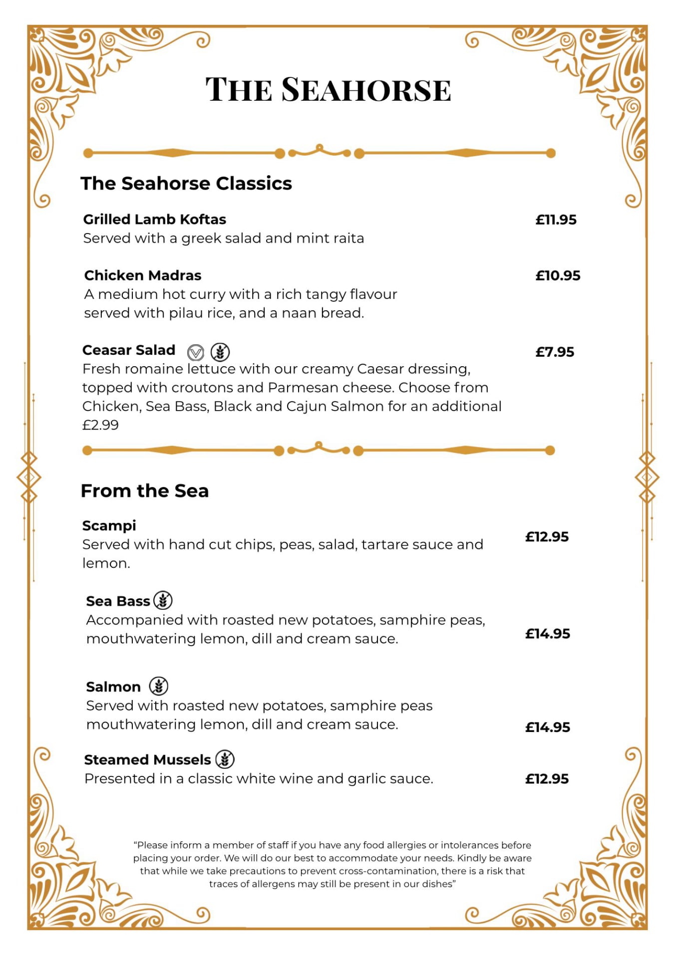 THE SEAHORSE Classics & From The Sea