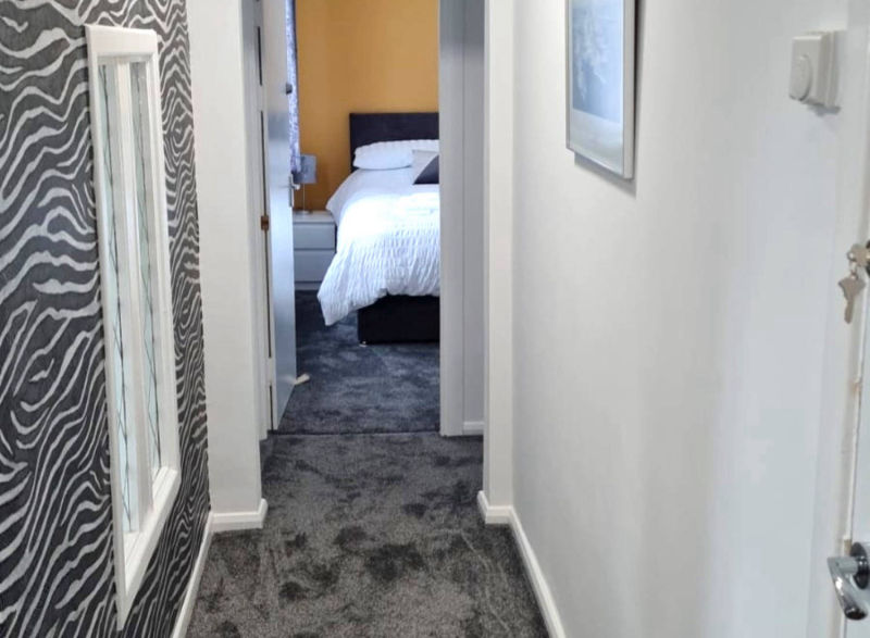 Carpeted hallways for peace and quiet