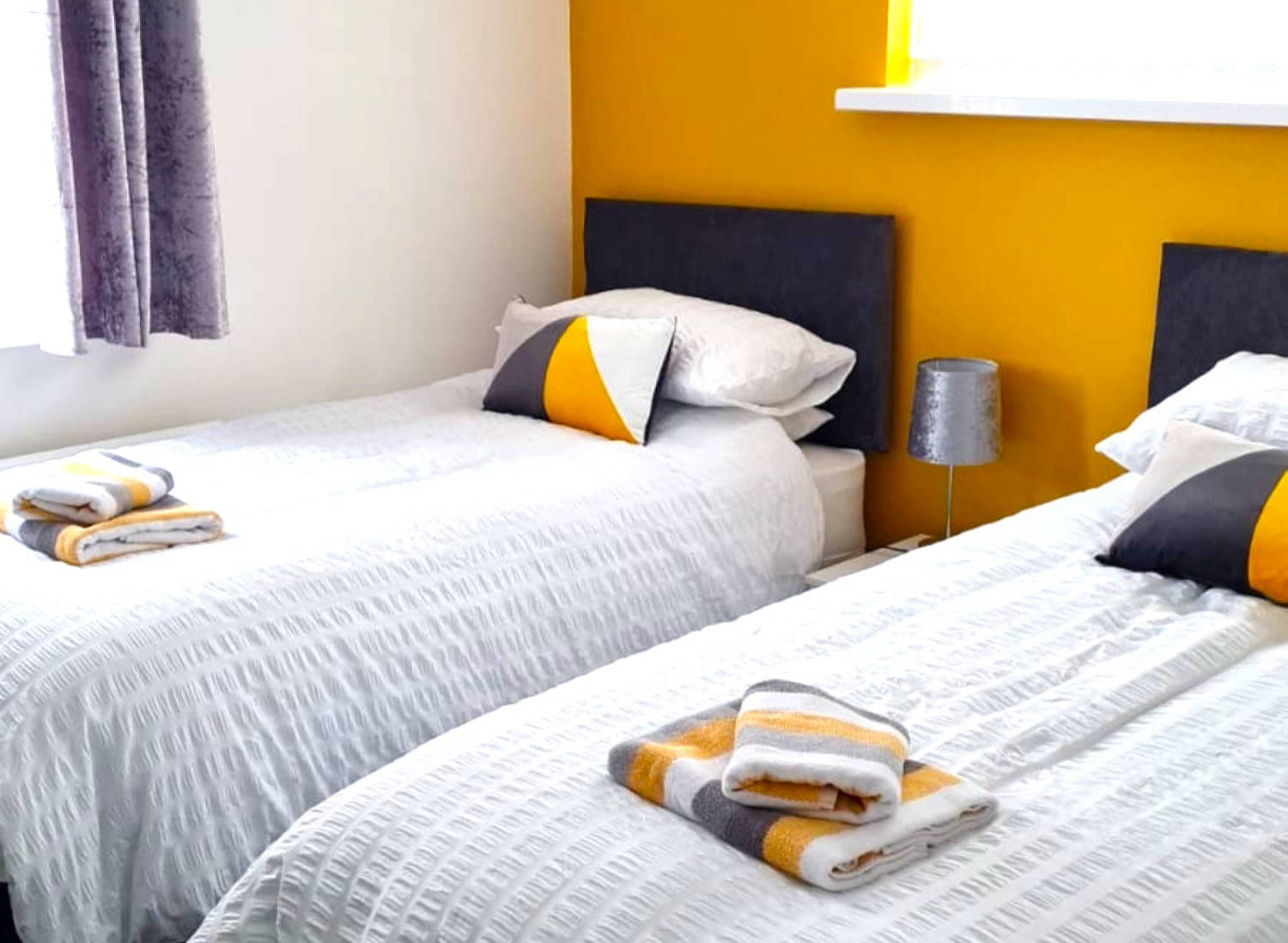 THE SEAHORSE Bed & Breakfast in Blyth Northumberland: Twin room