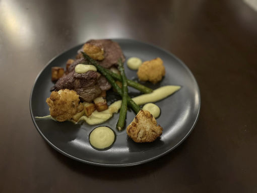 Rump Steak at THE SEAHORSE restaurant